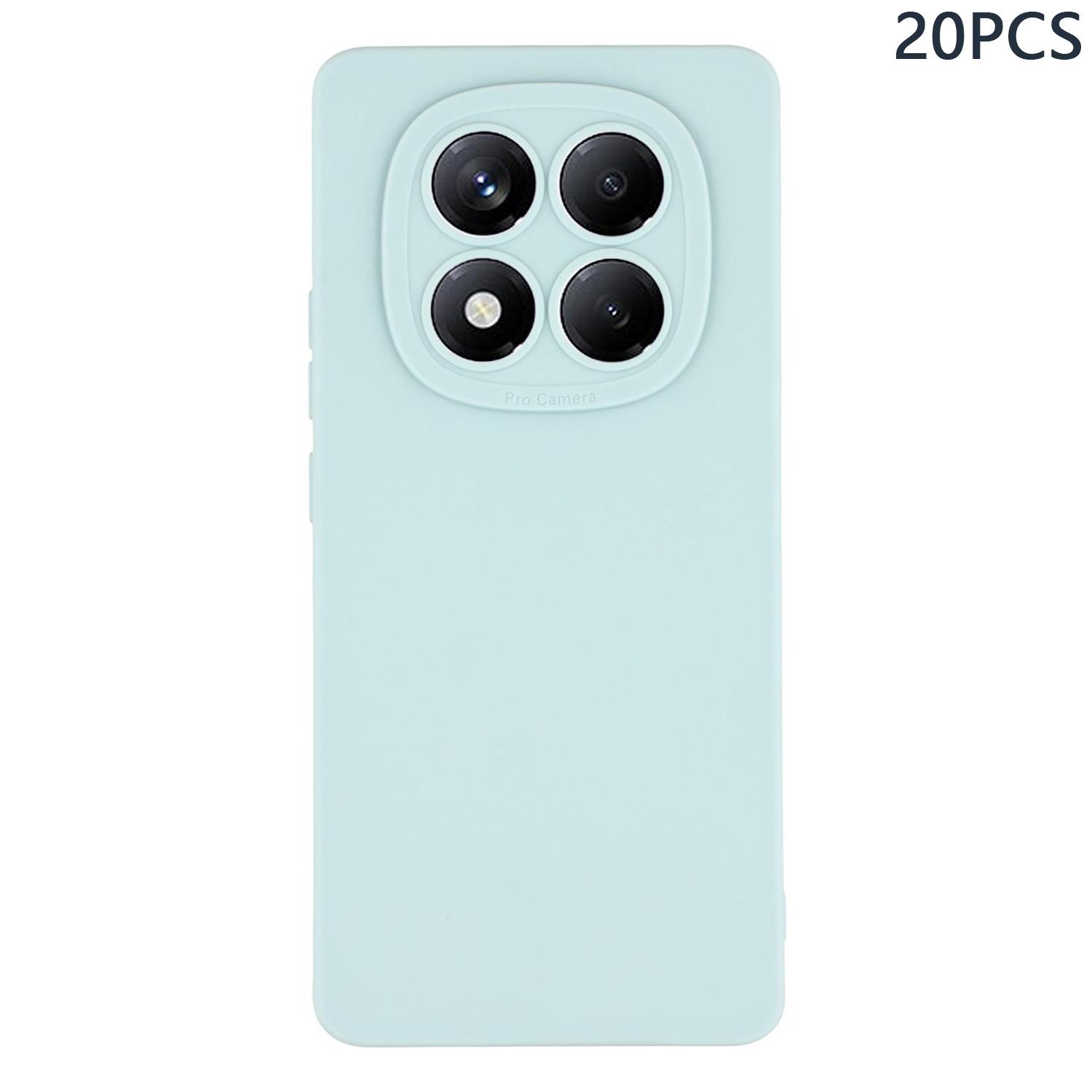 

Bulk Purchasing 20Pcs For Xiaomi Redmi Note 14 Pro+ 5G Case Precise Cutouts 1.3mm TPU Matte Phone Cover Blue