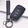 Silicone Car Key Fob Cover with Keychain Fit for Volkswagen VW Golf 7 MK7 Tiguan MK2 Touran L for Skoda, Fits Volkswagen Golf Tiguan Octavia A7