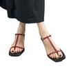 Damesschoenen 2024 Nieuwe Enkelband Dames Sandalen Zomer Knijpteen Gesp Effen Platte Casual Strand Sandalen Zapatos De Mujer