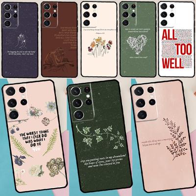 All Too Well Lyrics Phone Case For Samsung Galaxy S25 S24 S23 S22 S21 Ultra S9 S10 S20 Plus FE Funda Cover Shell