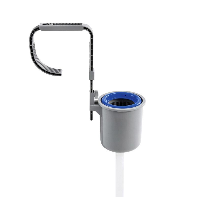 Nadzemní skimmer na povrch bazénu Modrý automatický skimmer na povrch bazénu pro montáž na stěnu pro čištění bazénu