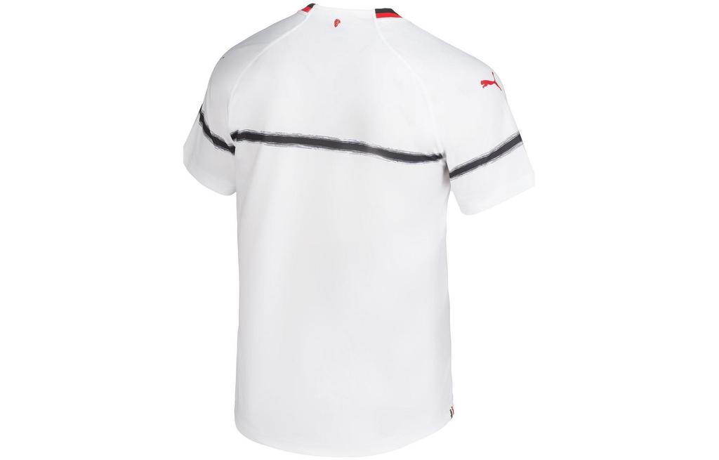PUMA AC Milan T Shirts Men's White Crew Neck Moderate Straight Fit 703767-03