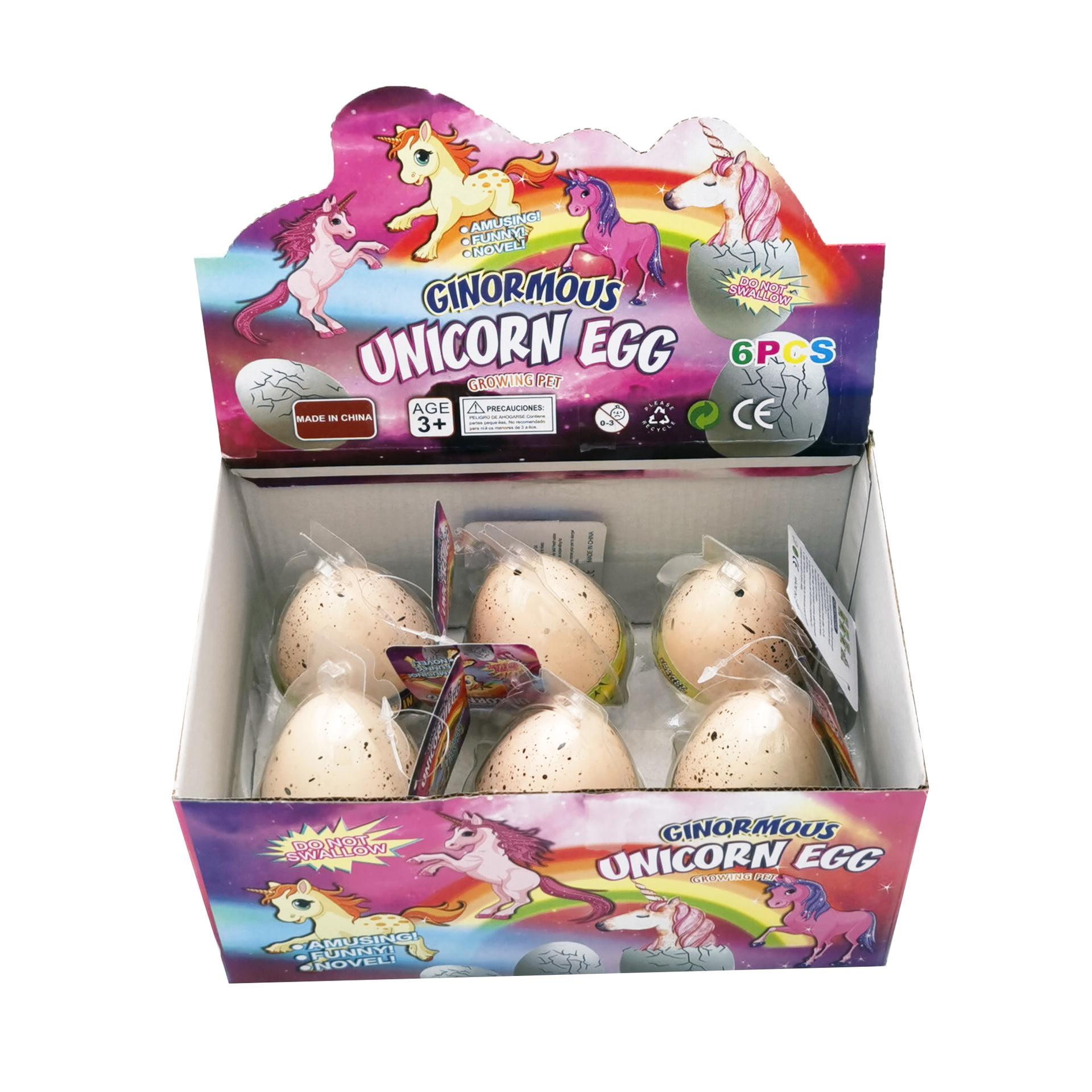 Год Лошади Волшебное Яйцо Единорога - Образовательная игрушка для детей, расширяющаяся в воде