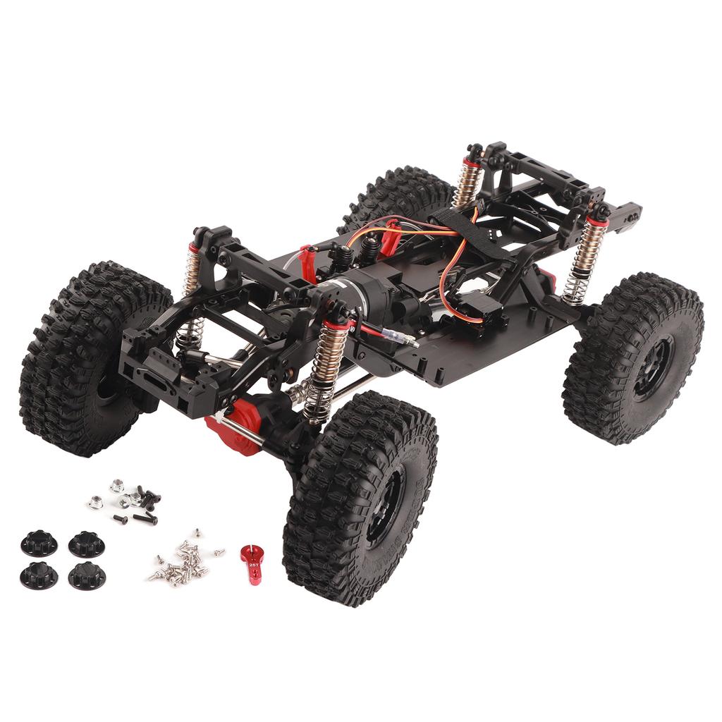 RC 2 Speed Transmission Chassis Frame with Differential Portal Axle for Traxxas RC Crawler Car with Wheel