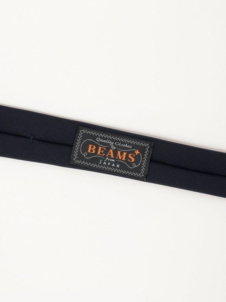 [BEAMS PLUS] Men's Mohair Wool Solid Tie, NAVY, FREE 38440021107