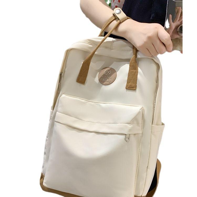 Japanese Casual Schoolbag for Women, Junior High School 2025 New Model Starts School, Commuting Backpack, Large-capacity Portable Backpack for Women