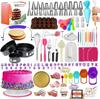 493-Piece Cake Decorating and Piping Tool Set with Turntable