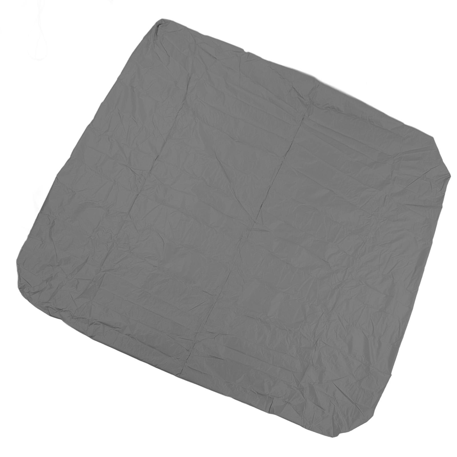 

SPA Cover Square Waterproof 190 Silver Coated Polyester Taff Weather Resistant Hot Tub Cover Protector for Bathtub 207x207x30cm/81.5x81.5x11.8in серый