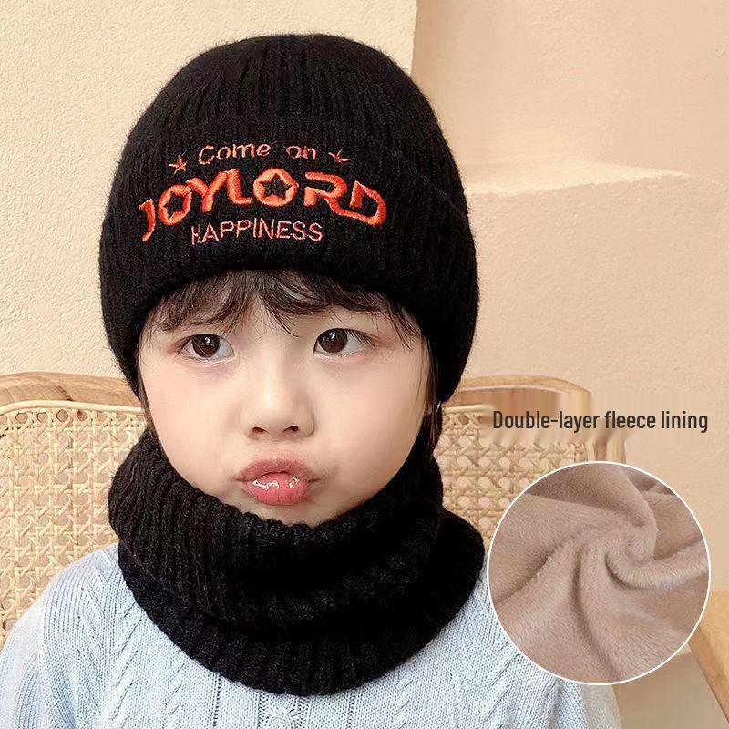 Kids' Trendy Knit Wool Hat: Cute Winter Pullover for Boys & Girls