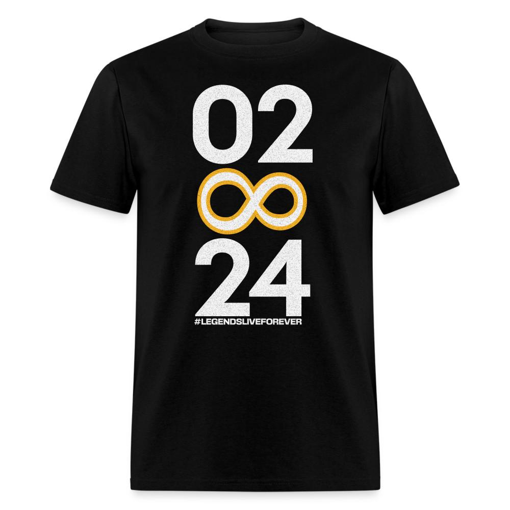 

2 8 24 shirt February 8 2024 Tshirt Legends Live Forever T-shirt Size S-6XL 3XL