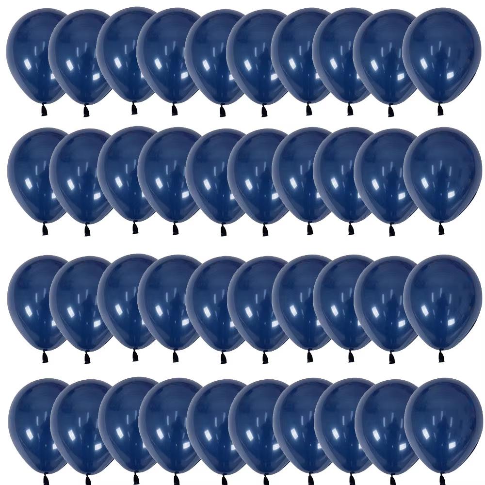 

40 шт. 5/10/12 дюймов Светящиеся синие латексные шары Темно-синие гелиевые воздушные шары Украшение на день рождения Свадьбу Воздушные шары Товары для вечеринки 5inch темно-синий