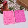 Crown Bowknot Shape 3D Fondant Cake Silicone Mold for Polymer Clay Molds Kitchen Chocolate Pastry Ca