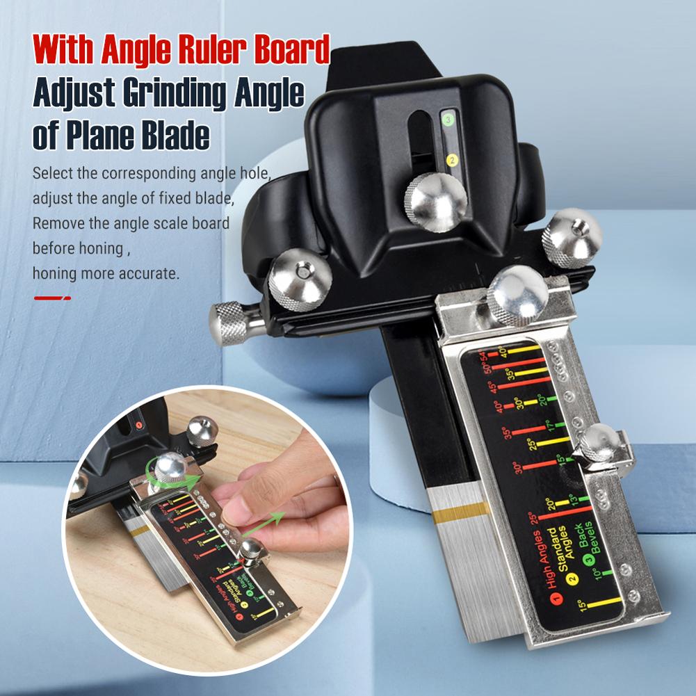 Fixed Angle Honing Manual Sharpener Angle Woodworking Grinding Tool for Efficient and Accurate Blade Sharpening