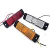 4 LED Reflector Panel Light Truck Identification Light Turn Signal Clearance Brake Tail Light For Trailer Bus Lorry Van 12V 24V