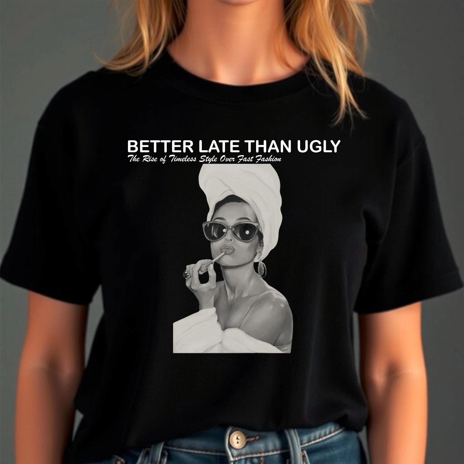 Audrey Hepburn Funny Graphic T Shirt Unisex Cotton Urban Street Celebrity Adults 3XL