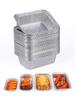Rectangular Disposable Aluminum Foil Baking and Roasting Box with Lid