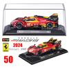 Burago 1:43 Ferrari 2024 499P Nr. 50 24h LE MANS Acrylbox und Sockel Legierung Luxusfahrzeug Diecast-Automodell Spielzeugsammlung