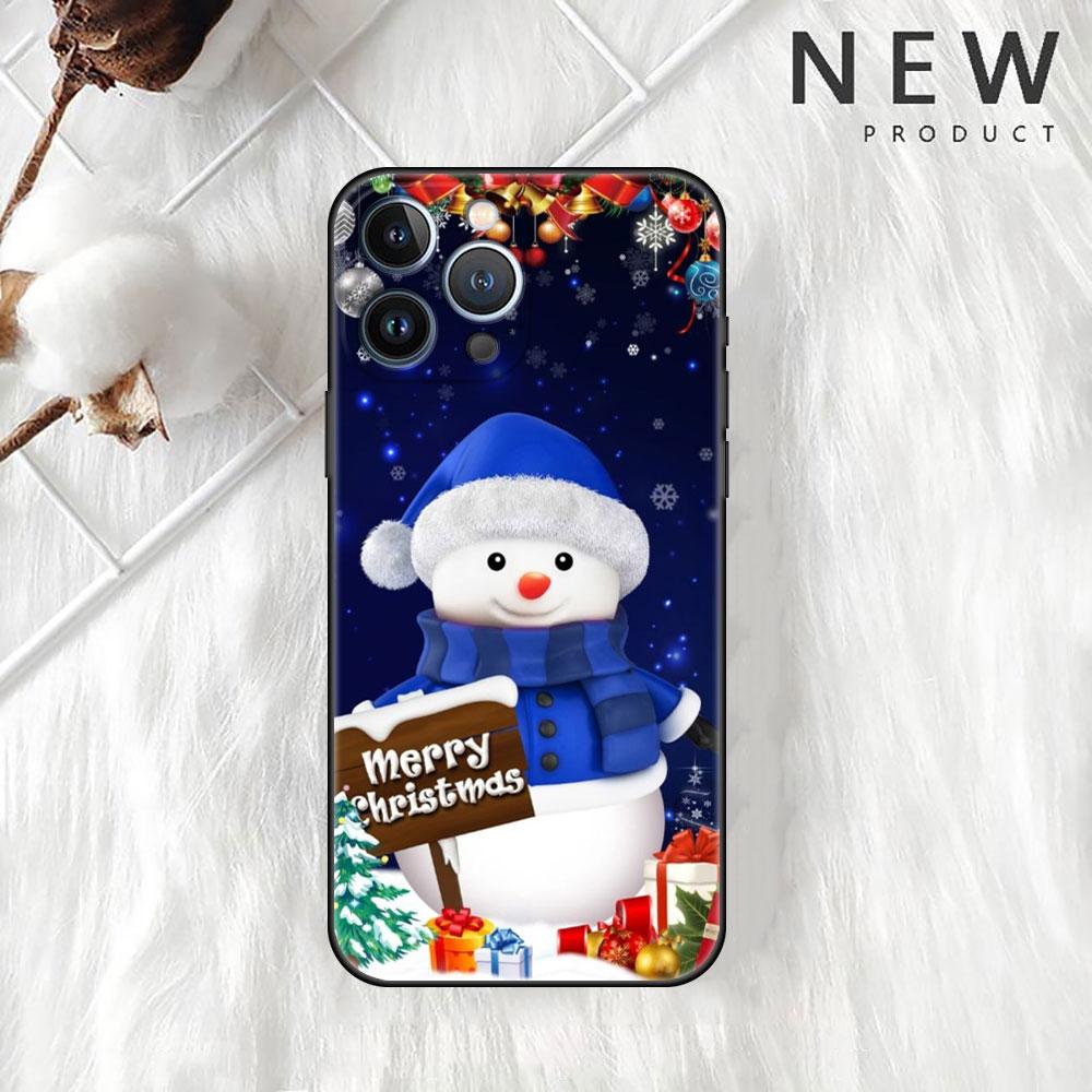 

Мягкий чехол для телефона «Рождественский снеговик» для iPhone 11 13 Pro Max 12 Mini 7 8 Plus SE 2020 X XS 6 6S 5 5S Funda, силиконовая задняя крышка Sac iPhone 5 5S SE