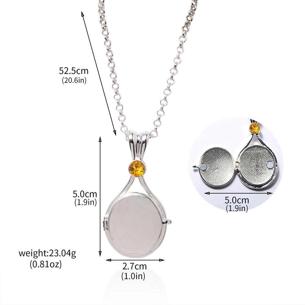 Collar Colgante de Sirena H2O Solo Añade Agua Joyería de Cosplay Regalo para Mujeres Hombres