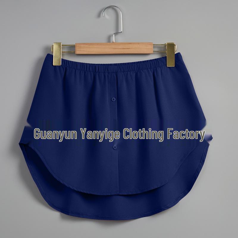 «Женская многослойная клетчатая юбка с разрезом — стиль весна/осень» L (Fits 65-75 kg)