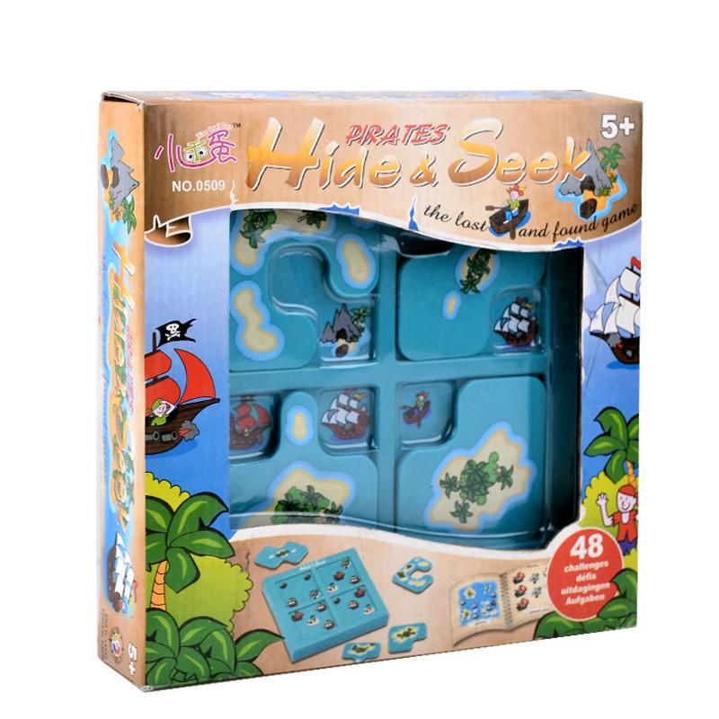 Hide Pirates Seek Iq Board Games Family Interactive Children Toys Gift Festival