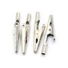 10Pcs/Set Nickel Plated Alligator Clips 51mm 10A Battery Clamps Durable Crocodile Clip  Cable Lead