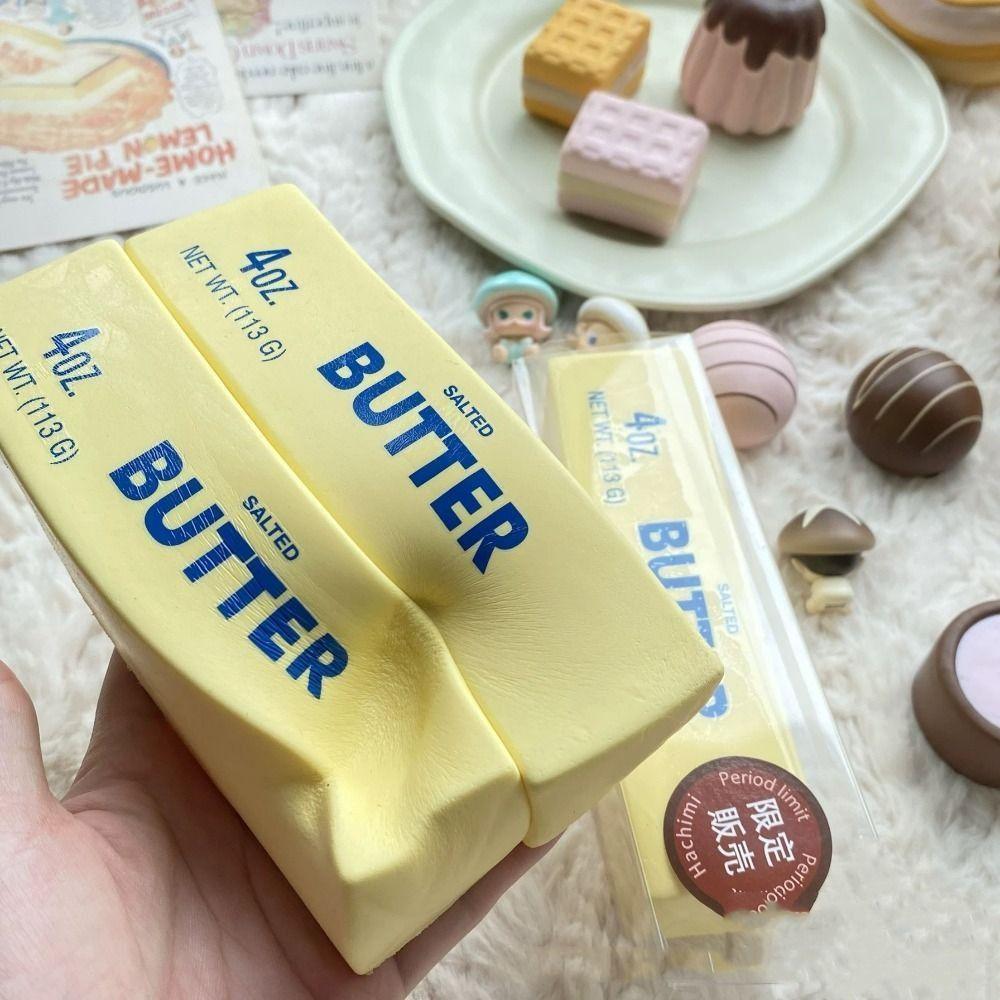 Release Hand Butter Stick Squeezing Toy Anti Stress Realistic Butter Sticks Kids Toy