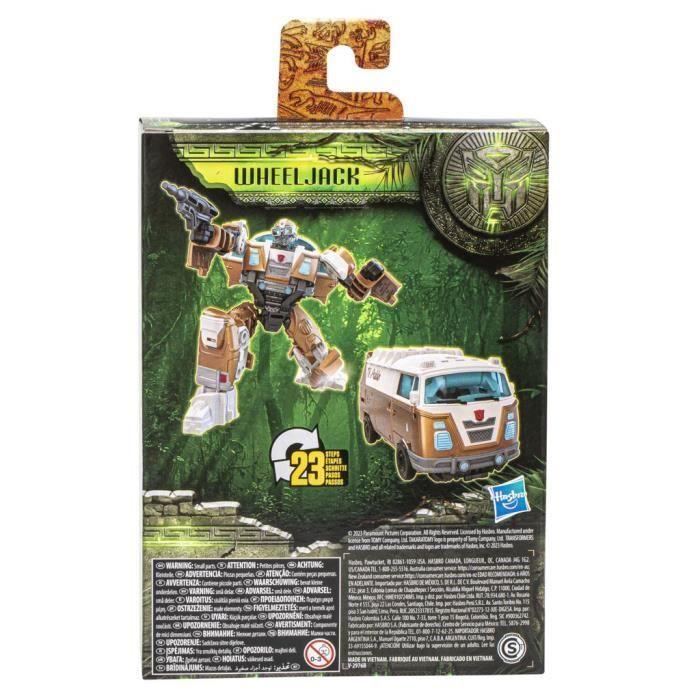 Figurine transformers: rise of the beasts - hasbro - deluxe wheeljack - multicolore - enfant - figurine