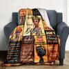 Birthday Quotes Collage Multi-purpose Blanket Durable Comfort Throw Bed Picnics All-Season Use Best Holiday Gift for Friends, Family Y30