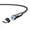 540° Rotating Magnetic 3-in-1 Charging Cable for Android, Apple, and Type-C Devices