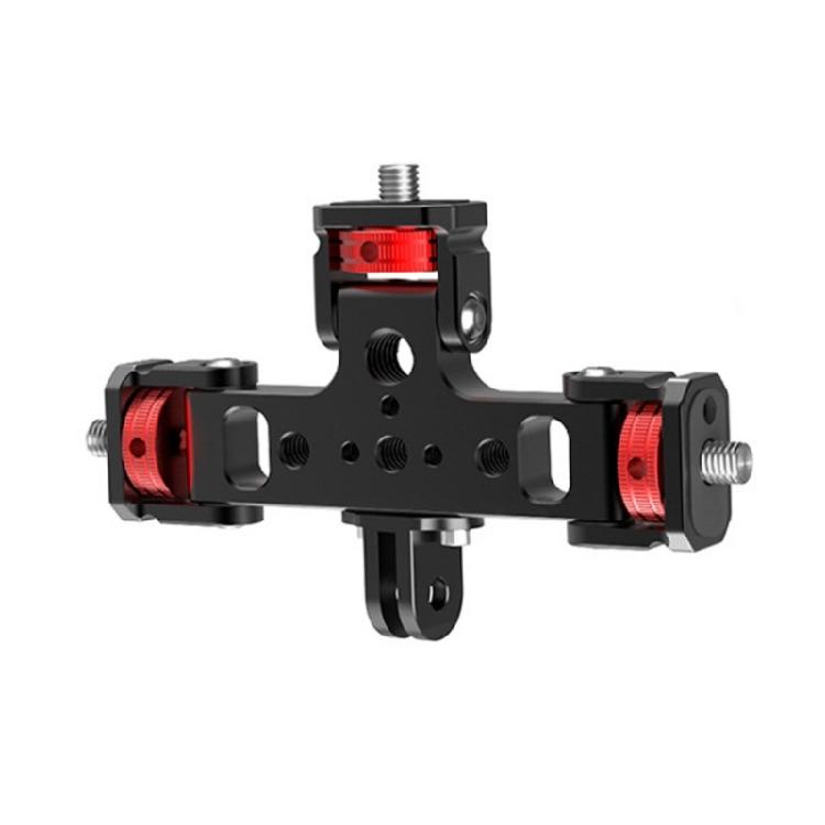Aluminium Multifunctional Live Video Stand Support for Mobile Phone for DSLR Cameras with 1/4inch Mount Selfie Stick