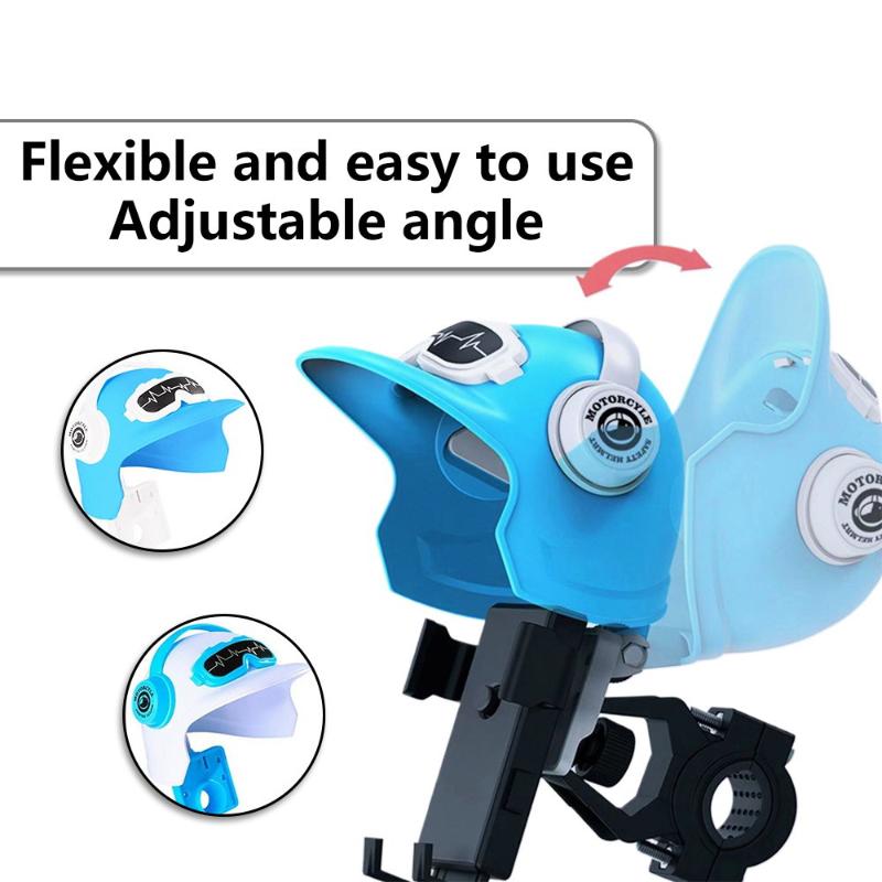 New Motorcycle Phone Holder Waterproof Phone Holder Bracket With Helmet Waterproof Shade Cell Phone Holder