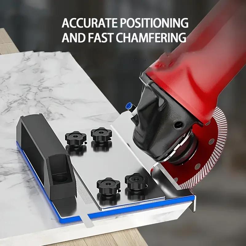 100 Type Angle Grinder Stand for Tile 45° Chamfer Cutting Metal Ceramic Tile Chamfering Frame Portable 45 °Angle Grinder Support