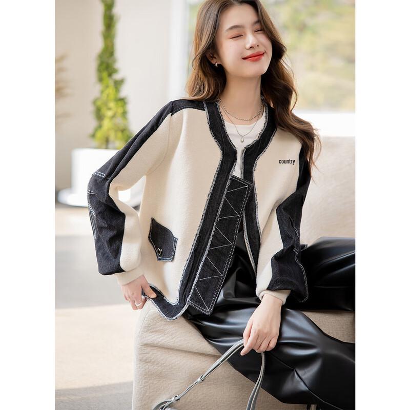 

Mokana Women s Urban Casual Long-Sleeve Jacket One Size