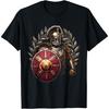 Roman Soldier Armor Skull T-Shirt