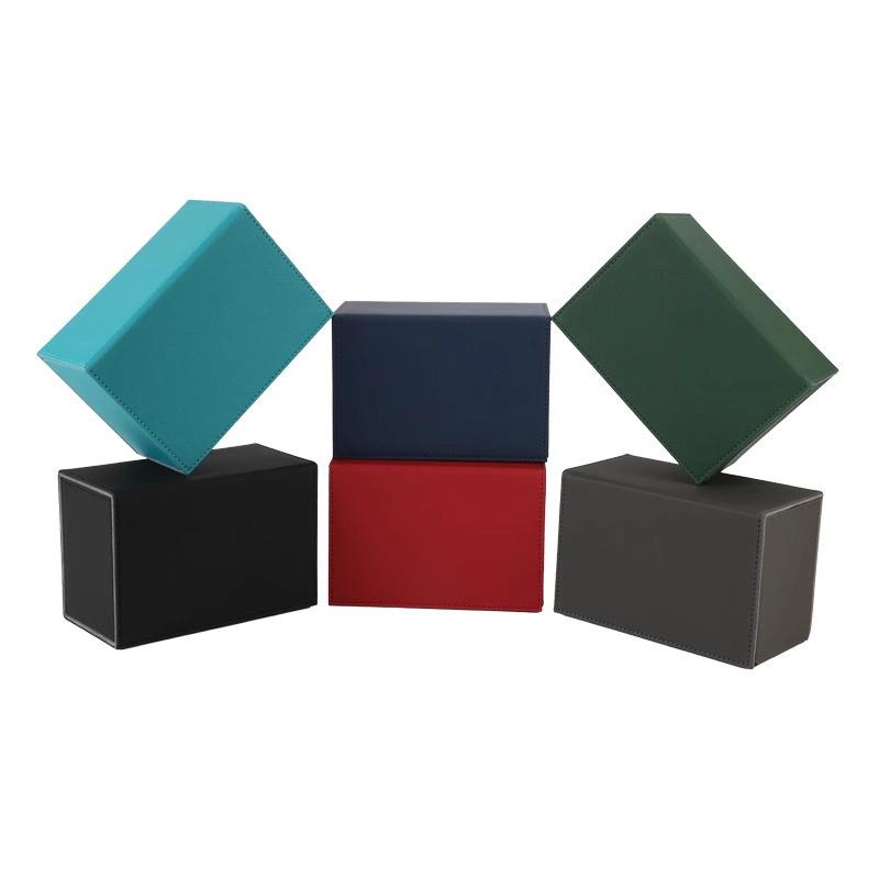PU Leather TCG Card Storage Box for Yu-Gi-Oh, Magic: The Gathering, Ultraman, and Three Kingdoms Kill Cards