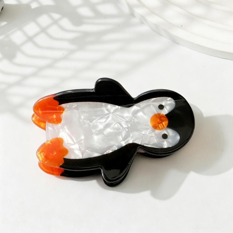 Cute Animal Hair Claw Clip, Compact PVC Hair Accessory for Daily Wear, Travel Styling and Decorative Hair Hold