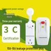 10/16A Electric Water Heater & Air Conditioner Leakage Protector Plug Switch
