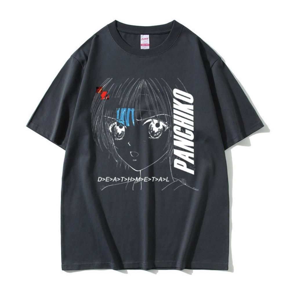 Rock Band Panchiko DEATHMETAL Album Graphic Print Tshirt Men Women Vintage Casual T-shirts Male Oversized Tees Gothic Streetwear