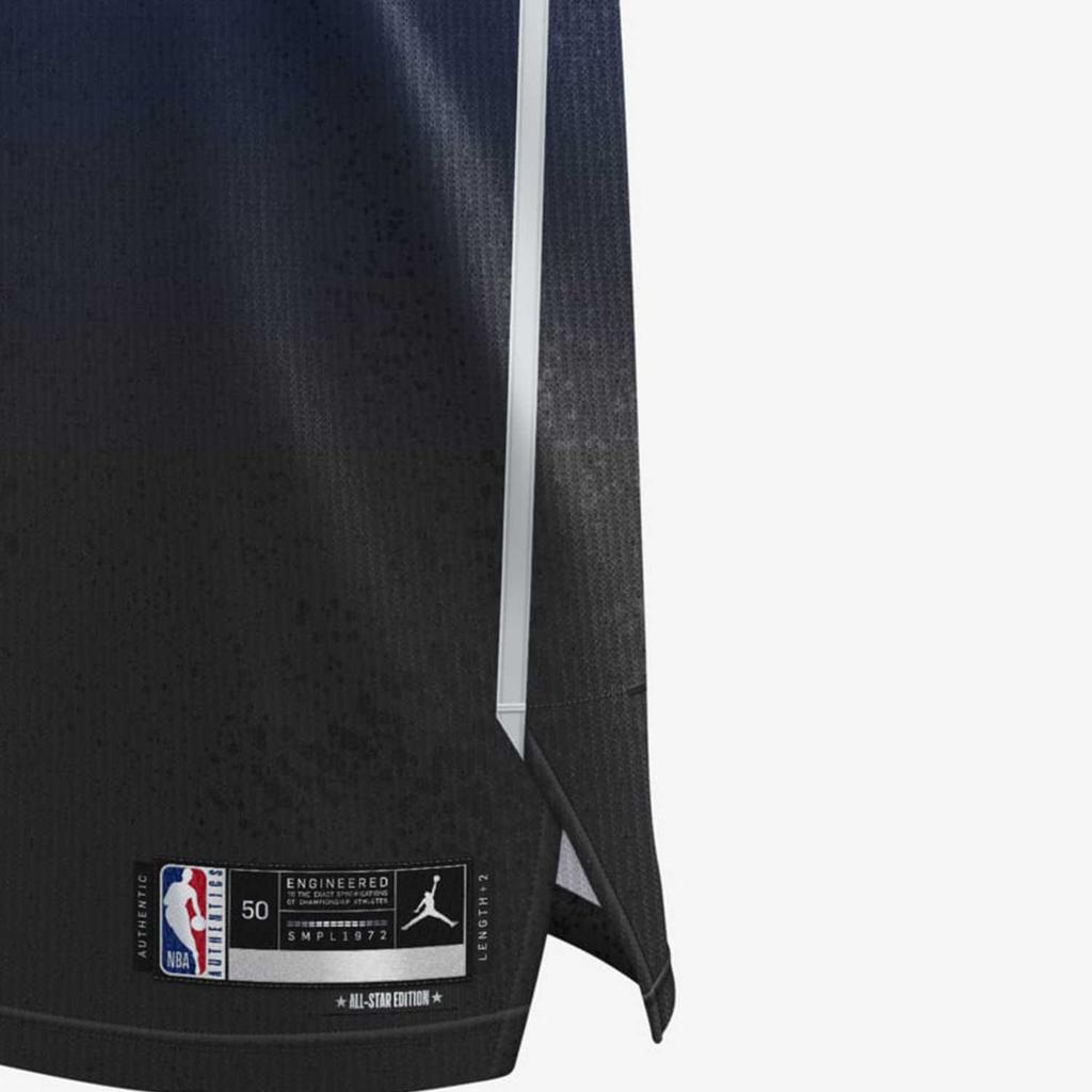 Jordan NBA Printed Colorblock Basketball Jersey Men Tops Blue DX6336-503