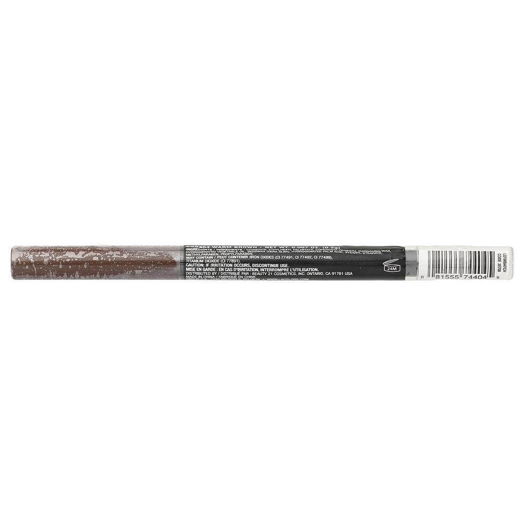 L.A. Colors, Browie Nowie, Brow Pencil, CBP404 Warm Brown, 0.2 g (0.007 oz)