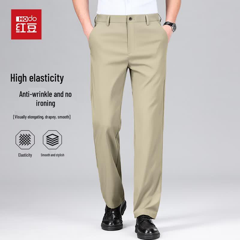 Men s Wrinkle-Resistant Non-Iron Summer Business Casual Pants 32