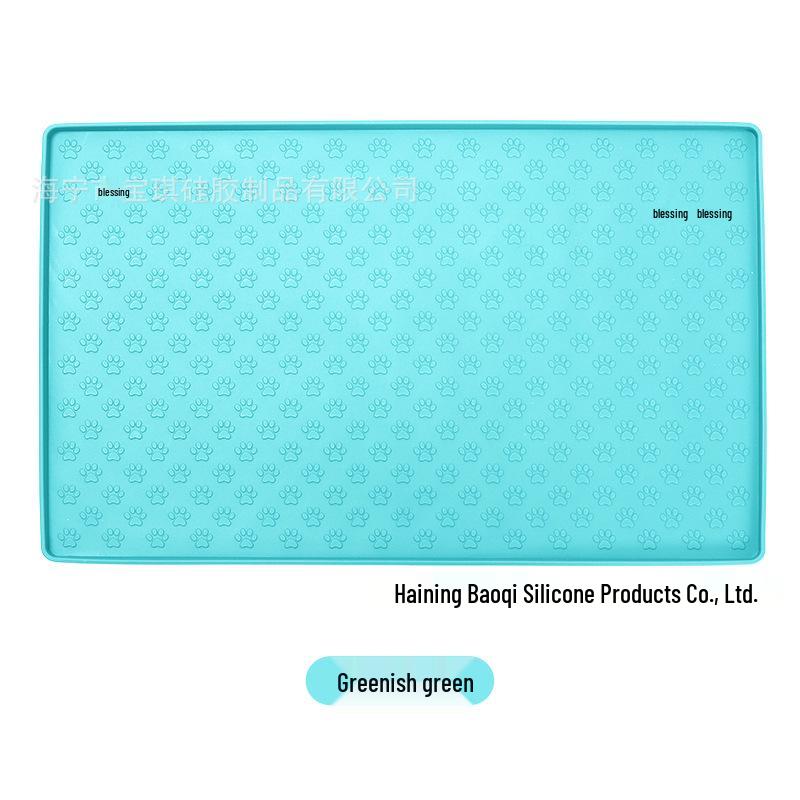 Silicone Pet Mat - Waterproof & Easy to Clean, Available in Sizes S/L for Dogs & Cats