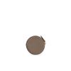 BONAVENTURA Round Coin Case In Etoupe Shrink Leather, Italian Genuine Leather, Gift BCCT3-ET