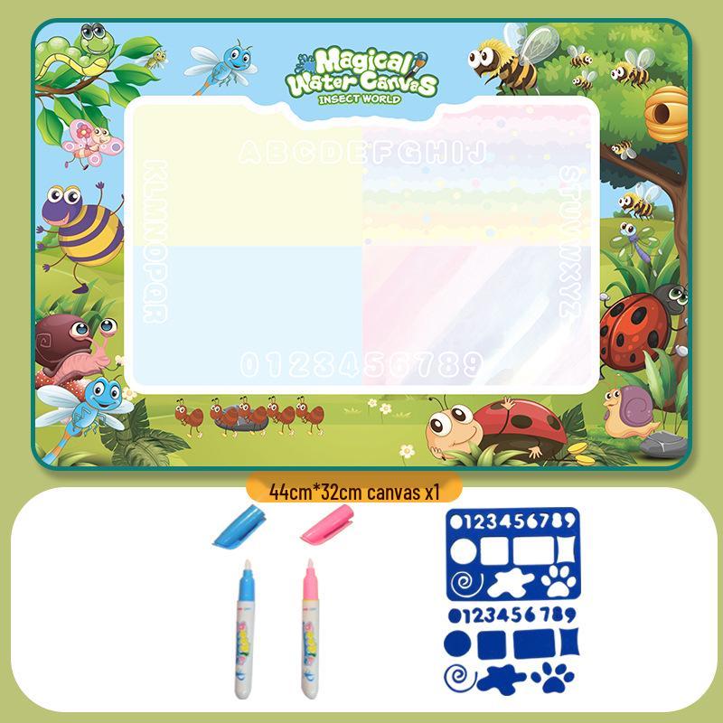 Magic Water Canvas: Children's Educational Drawing & Doodle Mat Easel