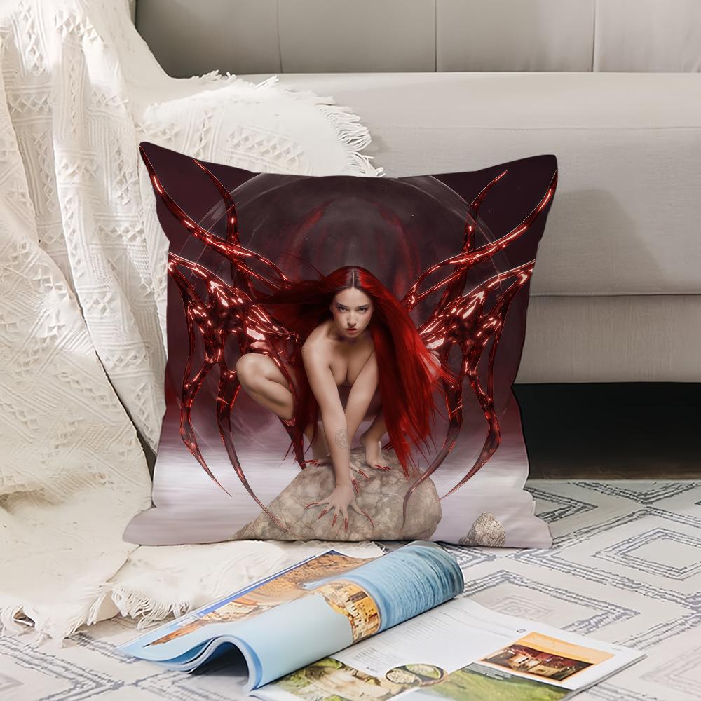 Spanish Singer L-Lolas Indigo Pillow Case Office Cushions Suitable For Sofa Car Bedroom Decorative Cushion Cover