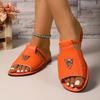 Women's Summer Sandals Fashionable and Versatile Open Toed Slippers