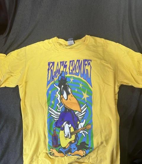 The Black Crowes band 90s reprint Short sleeve Yellow T shirt Unisex T-Shirt S
