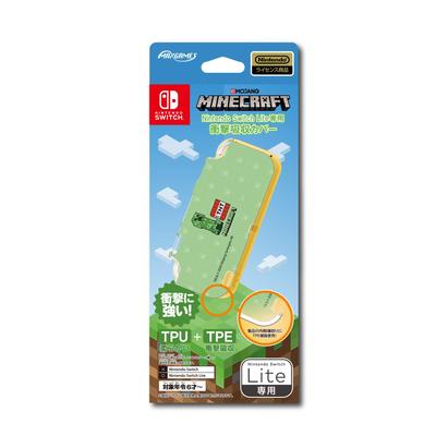 Lizenzierte Stoßdämpfungsabdeckung für Nintendo Switch Lite Minecraft Creeper [Nintendo-Produkt]