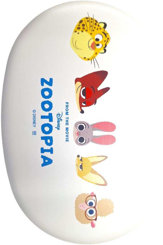YAXEL Disney Oval Lunch Zootopia 14116 Single-Tier Box, 480ml, Face,